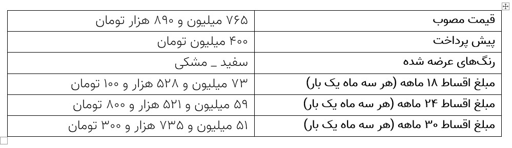 فروش اقساطی جک مدل J4 1500 AT